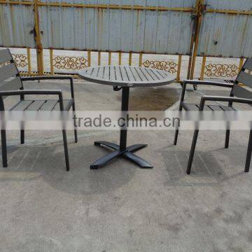 Patio polywood table chair for outdoor furniture