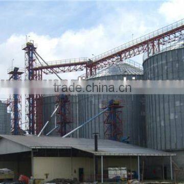 Easy installation corrugated plate steel grain silo for sale