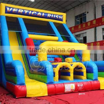 Giant Vertical Rush Inflatable Slide/Inflatable Dry Slide