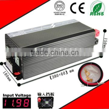 3000W DC/AC pure sine wave power inverter with AC charge 12Vdc- 110vac