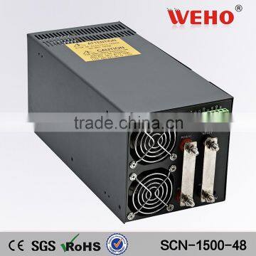 1500w high voltage SCN-1500-48 220vac 48v dc switch power supply