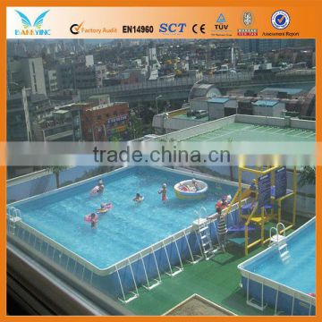 Popular commercial giant frame pool, swimming pools