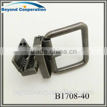 38mm Teeth Screw Fixed Reversible Leather Strap Buckle photo-2