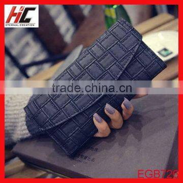 Hot selling high quality colorful high quality trend women pu leather wallet