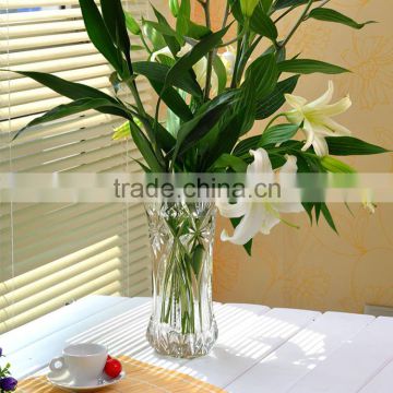 Decoration crystal tall flower vase