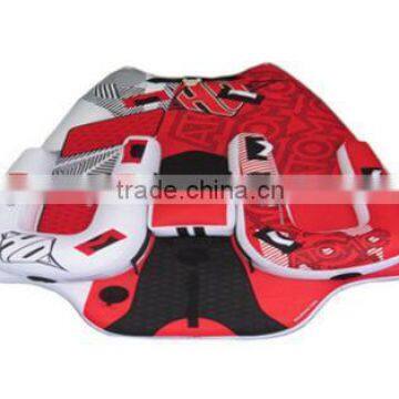 2015 most popular inflatable 840D cloth cover towable tube for three person
