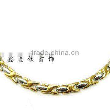 Energy Wholesale Gold-plated Titanium Necklace