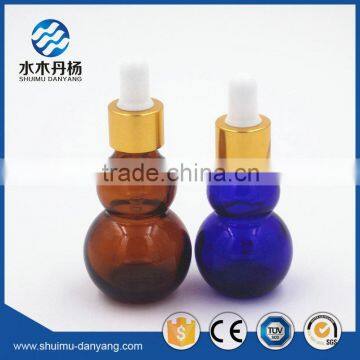 25ml/30ml calabush shaped glass dropper bottle with pipette