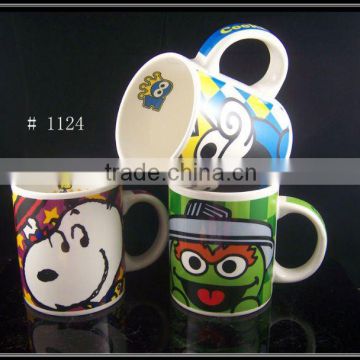 Cartoon Design Ceramic Drink Mug