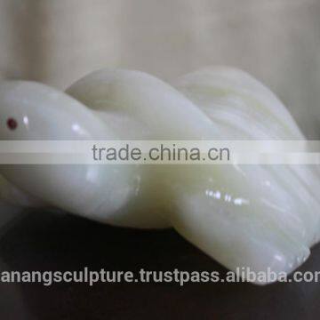 White Marble Turtle Stone Statue DSF-HS32 photo-2