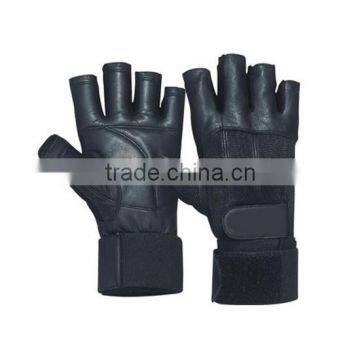 hook and loop wrist strap weight lifting gloves