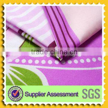 100% polyester pigment printing bedsheet fabric