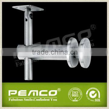 new design Flat top casting handrail adjustable bracket to glass