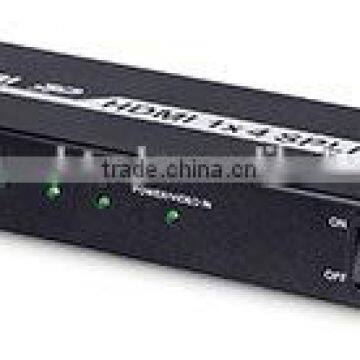 4-port HDMI Splitter 1 HDMI input and 4 HDMI output HDMI1.3V with power adapter