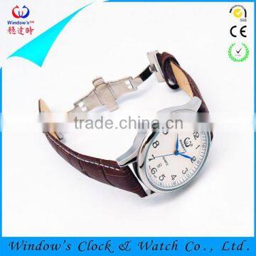 Unisex Watch Brands Chinese Leather Strap Watch Minimalist photo-3