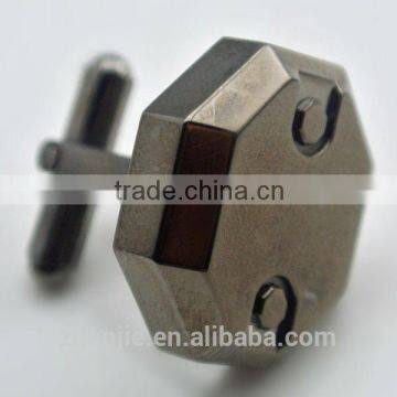 Screw Design Plated Stainless Steel Cuff Buttons