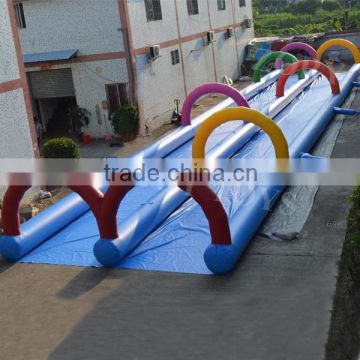 inflatable race track sports game