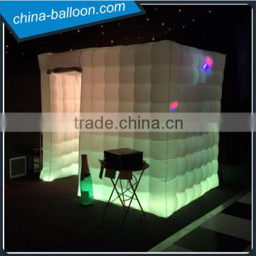 China customized inflatable trade show booth machine tent Inflatable Square Photo Booth