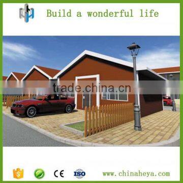 Prefab light steel frame container module wood garden house