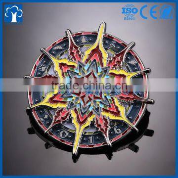 lapel pin factory hight quality custom hard enamel dual layer pin