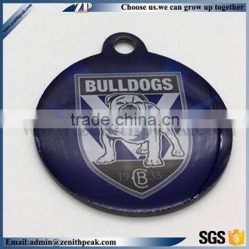Aluminium offset printing dog tag for souvenir