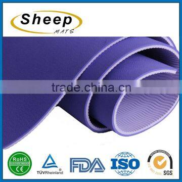 Wholesale eco exercise fitness rubber yoga mat