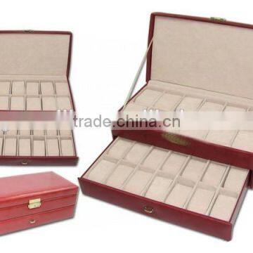 Luxury gift box for watch storage box leather watch box