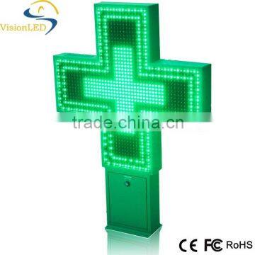 p25 Full Color 3D Cross display screen LED Pharmacy Cross Sign