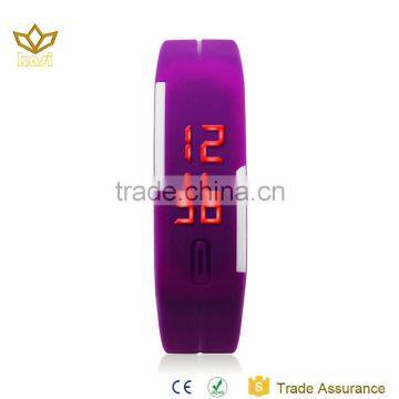 Cheap silicon rubber colorful watch Kids Silicone LED Bracelet Watch 9002