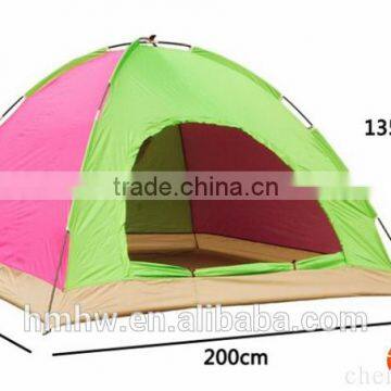 4 Person Single Layer Wind Resistant Camping Tent