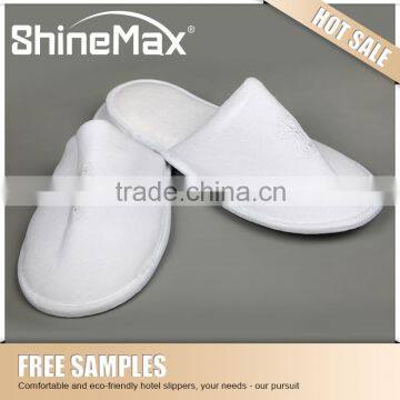 Coral velvet slippers for guests eva non slip wholesale hotel bathroom slippers