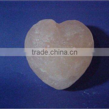 High Quality Handmade Natural Crystal White Heart Salt Soap