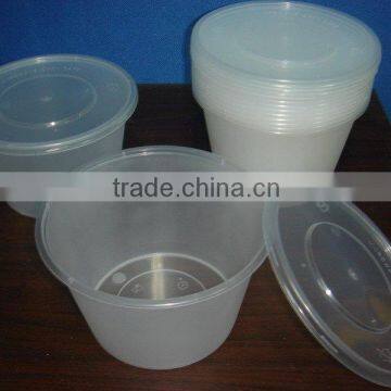 25oz round food container