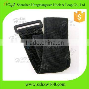 Rubber Elastic Buckle Band Hook And Loop Reusable Strap
