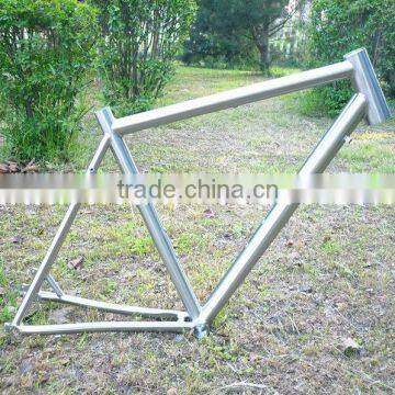 Titanium Bike Frame 700c Road Tapered Headtube/Disc Brake/Rack and Mudguard Bosses/Engraved Logo