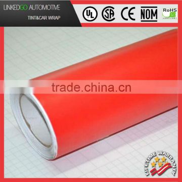 High quality 1.52*30m matte car wrap vinyl film waterproof pvc car wrap