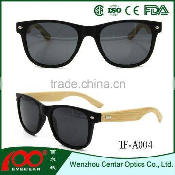 China supplier high quality optical glasses , wood polarized sunglasses , Bamboo sunglasses