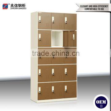 15 Door Stainless Steel Wardrobe Multi-door Clothes Cabinet Locker With 5 Layers photo-4