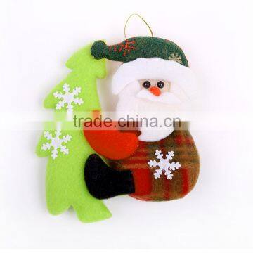 Most popular superior quality Red Santa Claus Christmas tree ornaments Christmas plastic decorations fast delivery