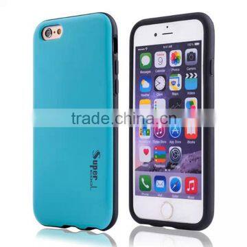 Guangzhou Factory Price Fashion Cell Phone Case Cover TPU+PC Gloss Finish 10 Color Mobile Phone Shell For IPhone 6 / 6S Plus photo-4