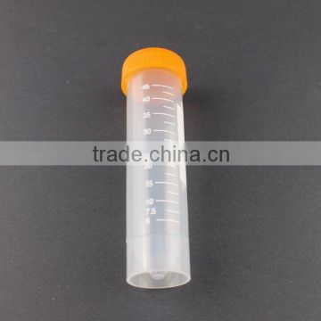 medical laboratory equipment screw cap 50ml centrifuge tube flat bottom