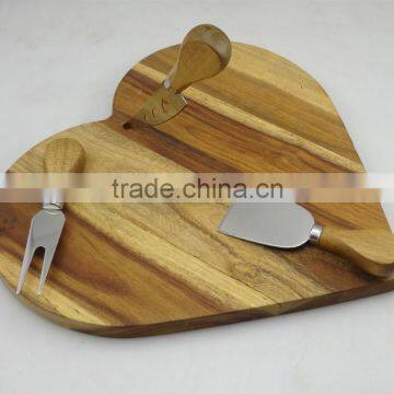 4 Pcs Cheese Knife and Board Set photo-4