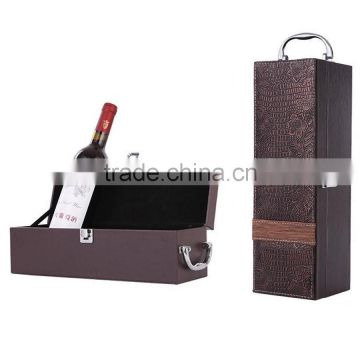 pu single bottle wine box