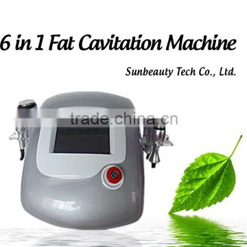 Body Slimming Machine Best Ultrasonic Non Surgical Ultrasonic Liposuction Machine 6in1 Fat Cavitation Machine/IPL+RF+Ultrasonic