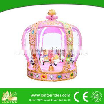 amusement machine indoor kids mini carousel rides for sale