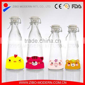 Glass Water Bottle Supplier, Wholesale Juice Water Milk Glass Bottle Factory