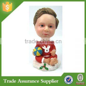 Polyresin Baby Bobble Head Figurine