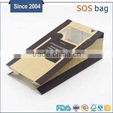 Online shopping Greaseproof fast food paper bag used in noshery or supermarkets