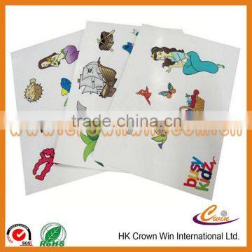 cute kids cartoon sticker printing supplier in China