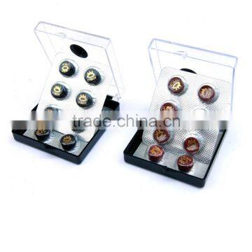Tournament Leather Billiard Snooker Cue Tip 10mm